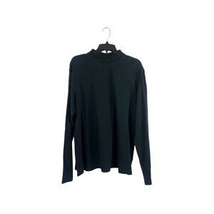 Westbound Women's Black Mock Neck Top